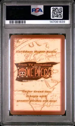 2001 Japanese One Piece CHB Duel H32 PSA 10 GEM MINT Grand Line Comp. 3 Luffy - Image 4