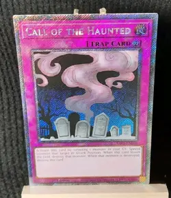 Yu-Gi-Oh! Call of the Haunted *PLATINUM SECRET RARE* RA05-EN076 1st Edition NM/M - Image 1