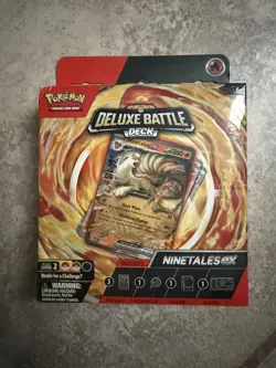 Pokemon Deluxe Battle Deck NINETALES EX TCG - Image 1
