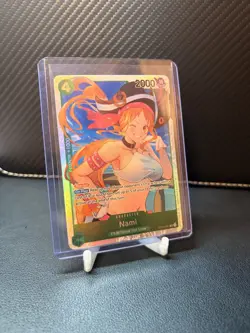 One Piece CCG Nami Foil Blocker Character Card OP14-031 2000 Power - Image 1
