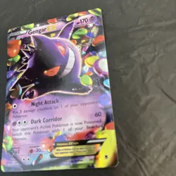 Pokemon TCG 2014 Gengar EX Holo Rare Card 34/119 XY Phantom Forces Near Mint NM - Image 2