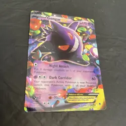 Pokemon TCG 2014 Gengar EX Holo Rare Card 34/119 XY Phantom Forces Near Mint NM - Image 3