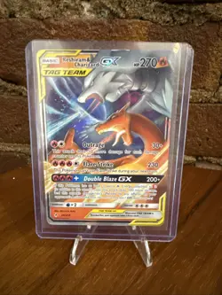 Reshiram & Charizard GX - 20/214 - Pokemon Unbroken Bonds Sun Moon Rare Card NM - Image 1