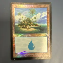 Magic: The Gathering Island Land Foil Card by Tony Szczudlo 2000 English - Image 1