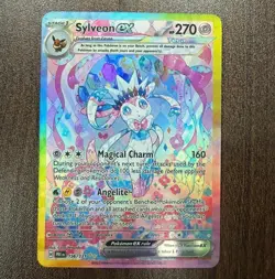 Pokemon Sylveon ex 156/131 SV Ultra Prism Holo Rare Promo English Card EX Fairy - Image 1