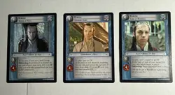 Decipher Lord of the Rings TCG Elrond 3 Rare Card Lot - Image 1