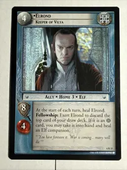 Decipher Lord of the Rings TCG Elrond 3 Rare Card Lot - Image 2