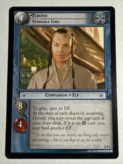 Decipher Lord of the Rings TCG Elrond 3 Rare Card Lot - Image 3