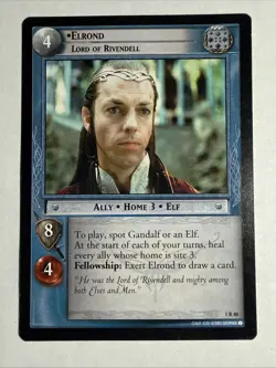 Decipher Lord of the Rings TCG Elrond 3 Rare Card Lot - Image 4