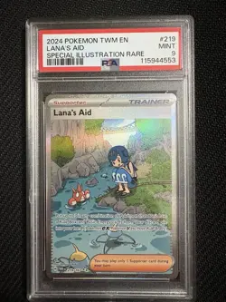 Lana's Aid 219/167 Sv06: Twilight Masquerade Special Illustration Holo EN PSA 9 - Image 1