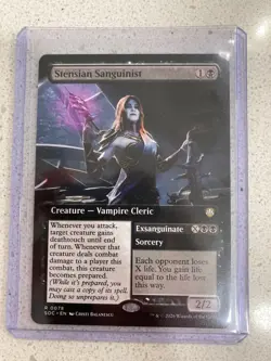 Stensian Sanguinist (Extended Art) - Commander: Secrets of Strixhaven (SOC) - Image 1