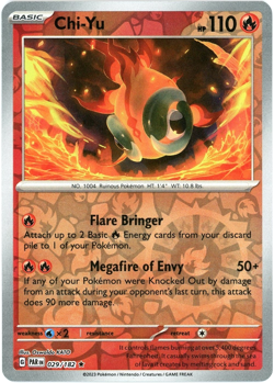 Chi-Yu (Reverse Holo) - 029/182 - Paradox Rift - Pokemon English LP/NM - Image 1