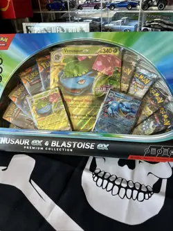 Pokemon Venusaur & MISS CUT Blastoise ex Premium Collection GameStop Exclusive - Image 1