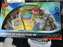 Pokemon Venusaur & MISS CUT Blastoise ex Premium Collection GameStop Exclusive - Image 2
