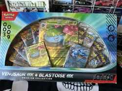 Pokemon Venusaur & MISS CUT Blastoise ex Premium Collection GameStop Exclusive - Image 3