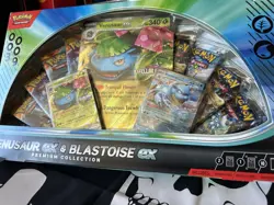 Pokemon Venusaur & MISS CUT Blastoise ex Premium Collection GameStop Exclusive - Image 4
