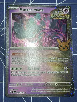 Pokemon Flutter Mane (Cosmos Holo) 078/162 Trick or Trade Booster 2024 NM - Image 2