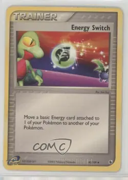 Energy Switch Pokemon EX Ruby & Sapphire #82 2003 - Image 1
