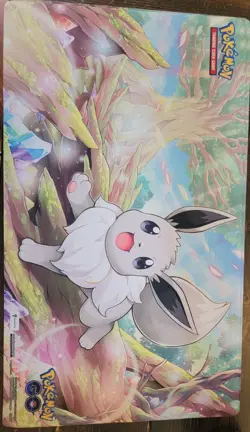 Pokemon Eevee Playmat - Pokemon Go - Radiant/Shiny Eevee - Standard Size - Image 1