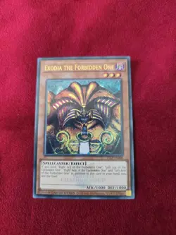 Yugioh Exodia the Forbidden One (Emblazoned Ultra Rare) 25LP-EN000 Limited Ed NM - Image 1