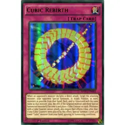 MVP1-EN043 Cubic Rebirth Ultra Rare 1st Edition Near Mint YuGiOh TCG - Image 1