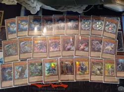 Yugioh Crystal Beast Deck w/deckbox, double sleeved deck - Image 1