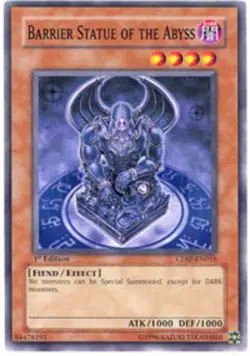 Yugioh! LP Barrier Statue of the Abyss - CDIP-EN018 - Common - 1st Edition Light - Image 1