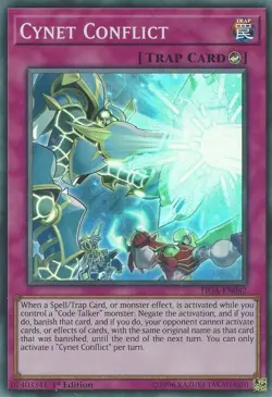 FIGA-EN042 Cynet Conflict Super Rare 1st Edition Near Mint YuGiOh TCG - Image 1