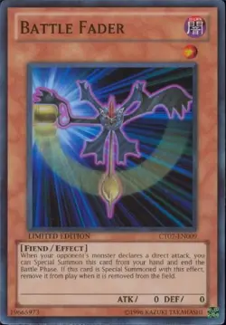 Yugioh! LP Battle Fader - CT07-EN009 - Super Rare - Limited Edition Lightly Play - Image 1