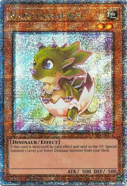Yugioh! LP Babycerasaurus - RA04-EN131 - Quarter Century Secret Rare - 1st Editi - Image 1