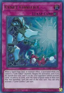 GFP2-EN173 CYNET CONFLICT ULTRA RARE 1ST EDITION NEAR MINT YuGiOh TCG - Image 1