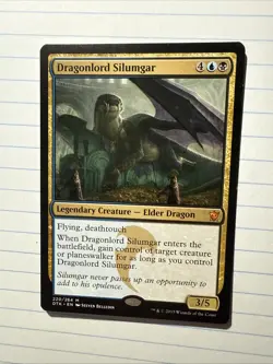Dragonlord Silumgar Dragons of Tarkir Regular Card NM Magic the Gathering - Image 1