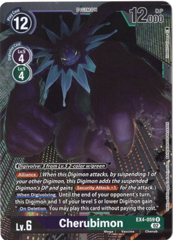 Digimon Card - (NM) Cherubimon EX4-059 Foil Rare - Bandai - Image 1