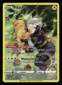 Pikachu TG05/TG30 Holo Lost Origin Trainer Gallery Pokemon NM/M - Image 1
