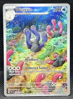 Pokemon TCG Wugtrio 224/91 Paldean Fates - Image 1