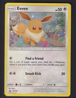 Eevee - (Cosmos Holo) SM184 Holo Promo Sun & Moon LP Pokemon - Image 1