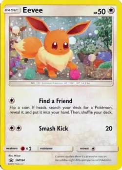 Eevee - (Cosmos Holo) SM184 Holo Promo Sun & Moon LP Pokemon - Image 4