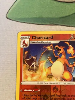 Pokemon Charizard - Sword & Shield Vivid Voltage 025/185 - Reverse Holo Rare - Image 2