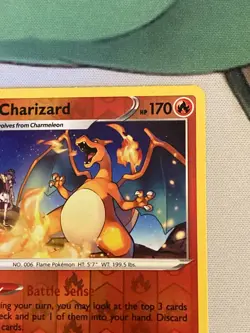 Pokemon Charizard - Sword & Shield Vivid Voltage 025/185 - Reverse Holo Rare - Image 3