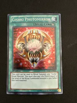 Gishki Photomirror Yu-Gi-Oh! HA07-EN026 1st edition Super Rare - Image 1