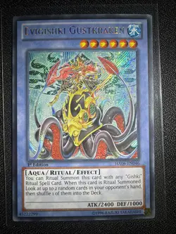 Yugioh - Evigishki Gustkraken HA06-EN046 NM 1st ed Secret Rare - Image 1