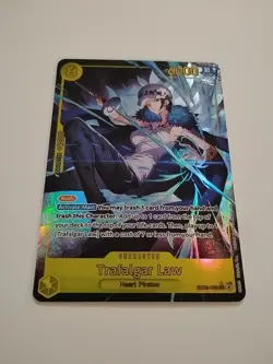One Piece CCG Heroines Edition Trafalgar Law SEC Alt Art Foil EB03-062 Mint - Image 1