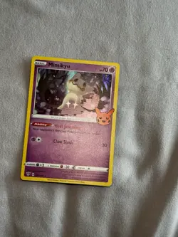 3 Card Pokemon trick or treat holo Lot (Mimikyu, Mewtwo, Mismagius) - Image 2
