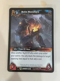 World of Warcraft TCG, Ancients, 84/240, Bolin Moonflare, LP - Image 1
