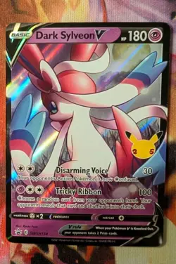 Dark Sylveon V SWSH134 SWSH: Sword & Shield Promo Cards Holo - Image 1