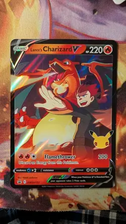 Lance's Charizard V SWSH133 SWSH: Sword & Shield Promo Cards Holo - Image 1