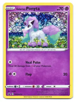Galarian Ponyta SWSH013 Holo Promo Miscellaneous Cards & Products Pokemon NM - Image 1