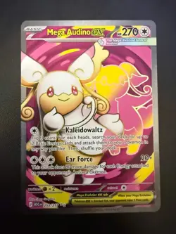 Pokemon TCG: Mega Audino EX 253/217 Ultra Rare Holo Card ME: Ascended Heroes - Image 1