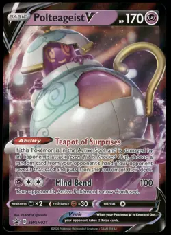 Pokemon Polteageist V Promo SWSH: Sword & Shield Promo Cards SWSH021 NM Holo - Image 1