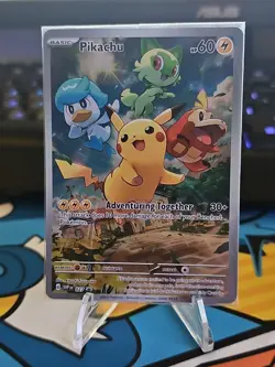 Pikachu 027 Sv: Scarlet & Violet Promo Cards Holo SEALED - Image 1